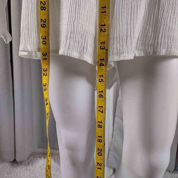 Charlotte Russe Women's Ivory Cream Hombre Color Sleeveless Lace Romper Size XL - Picture 6 of 11